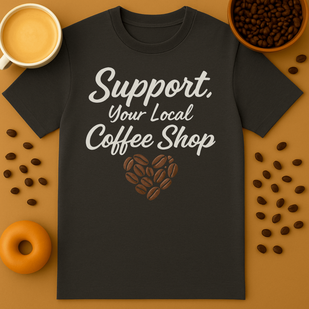 Support Your Local Coffee Shop Shirt