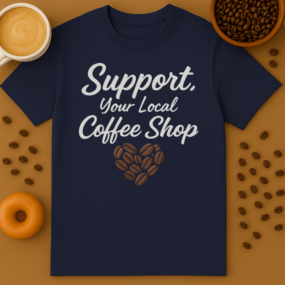 Support Your Local Coffee Shop Shirt