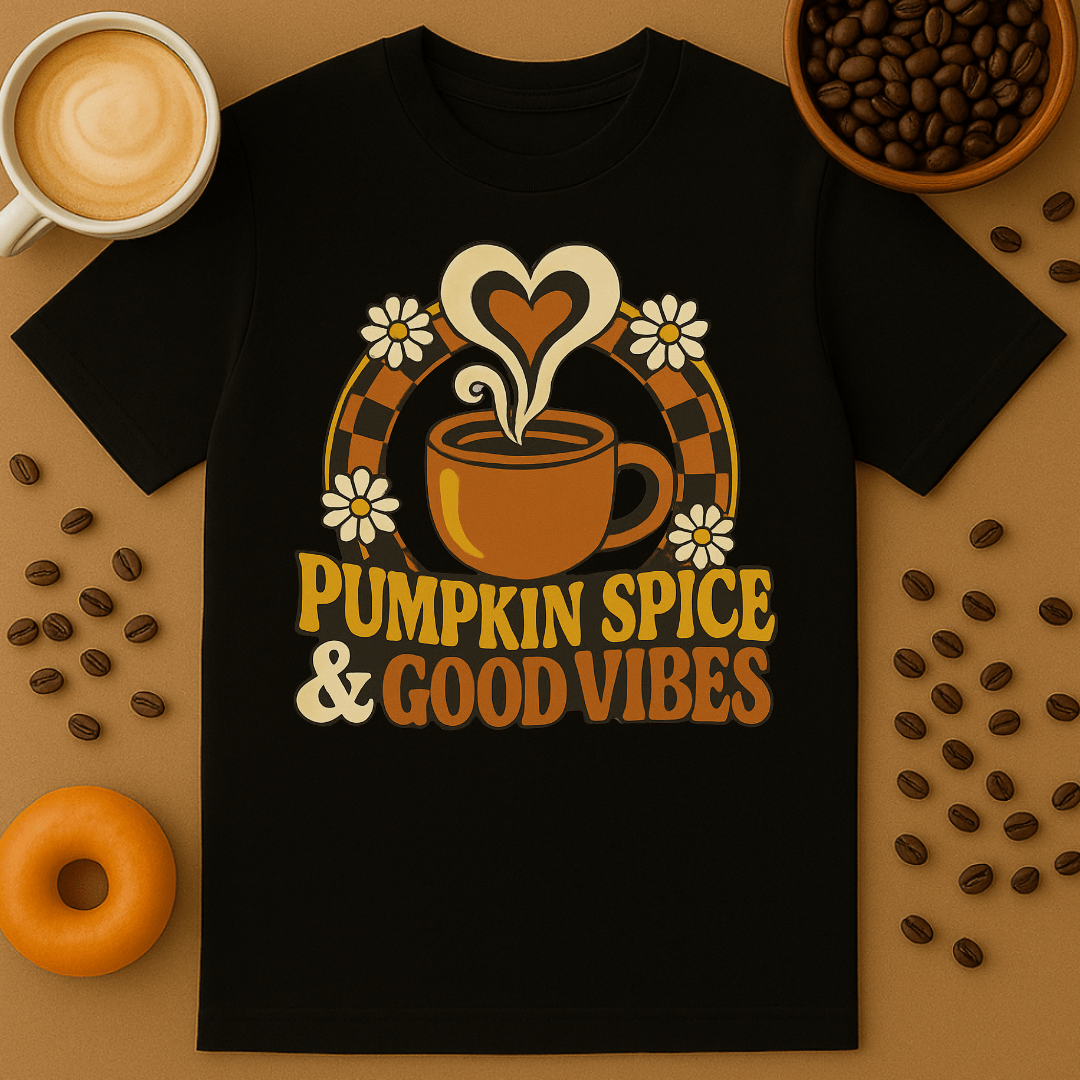Pumpkin Spice & Good Vibes Shirt