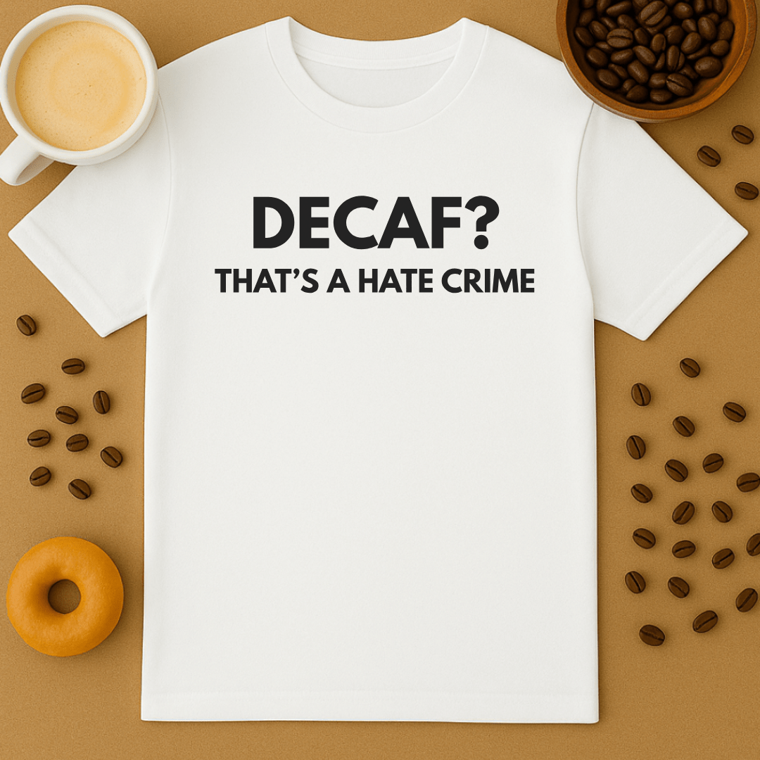 Decaf? That's A Hate Crime Tee