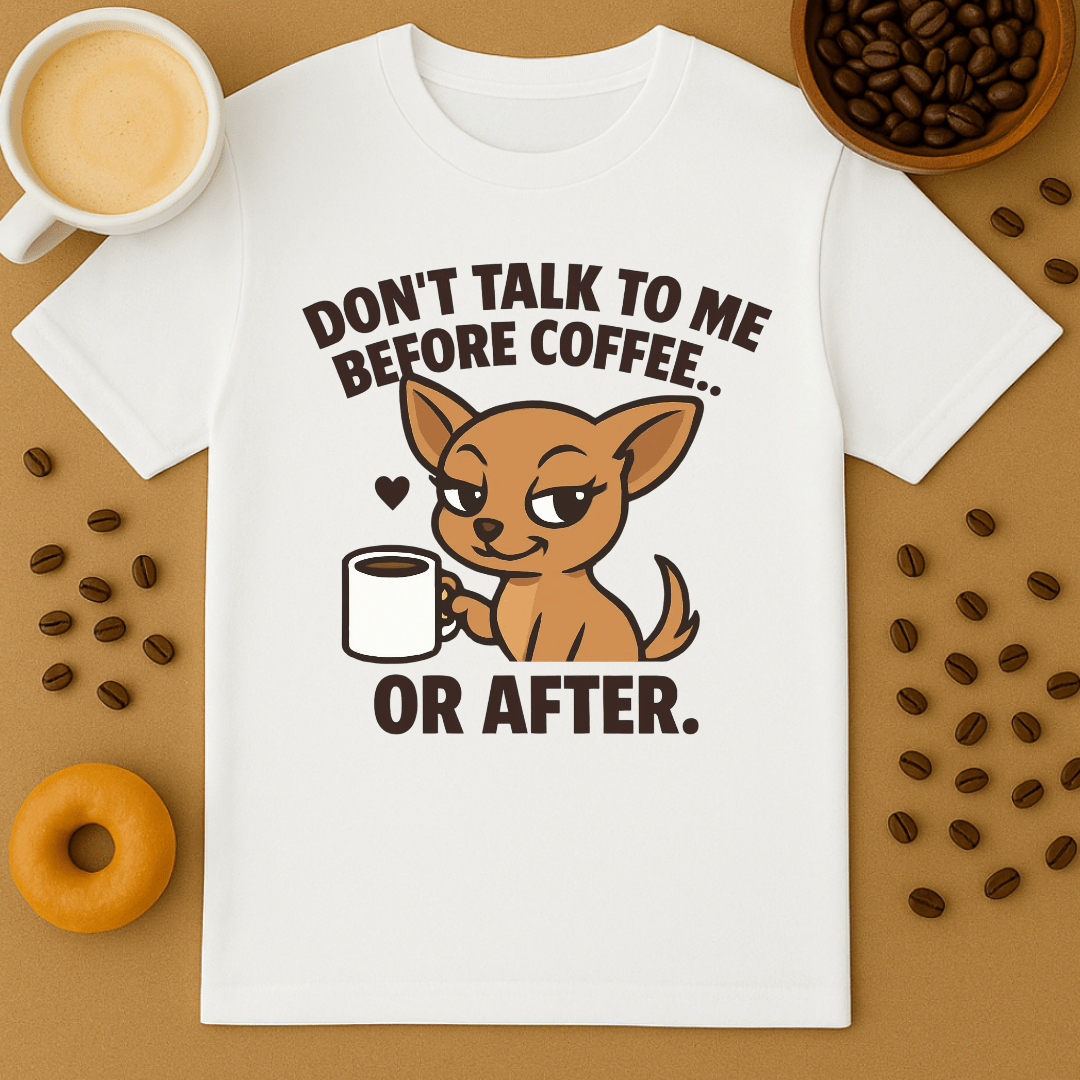 Don't Talk To Me Before Coffee Sassy Tee