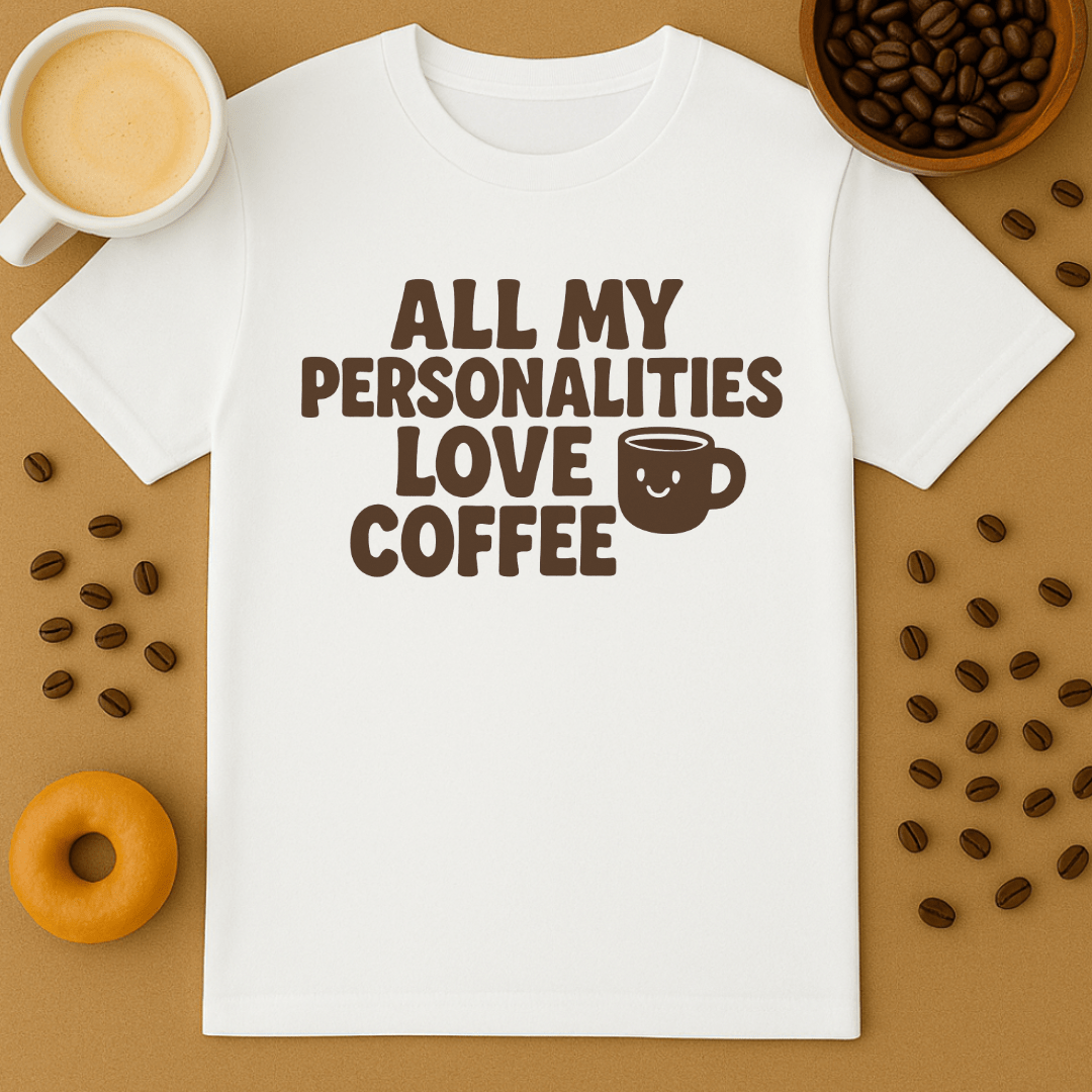 All My Personalities Love Coffee Tee