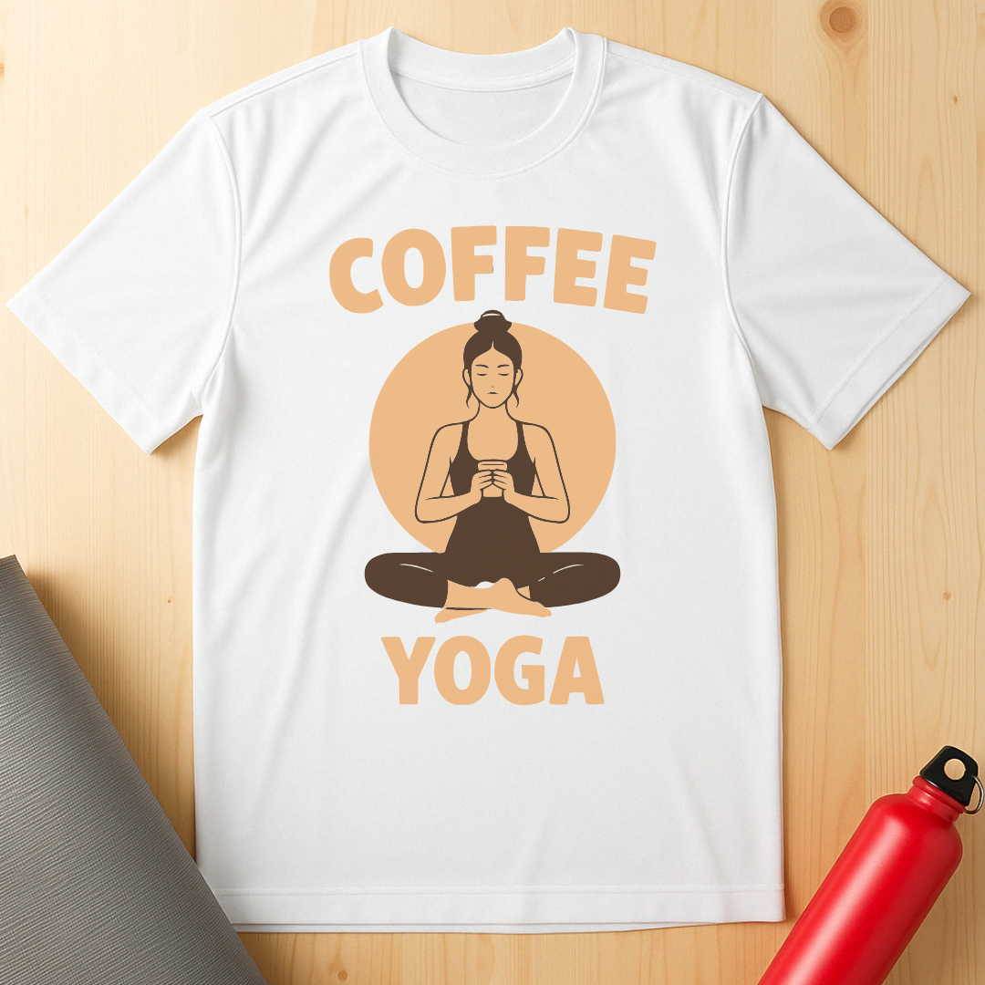 Coffee Yoga Unisex Tee