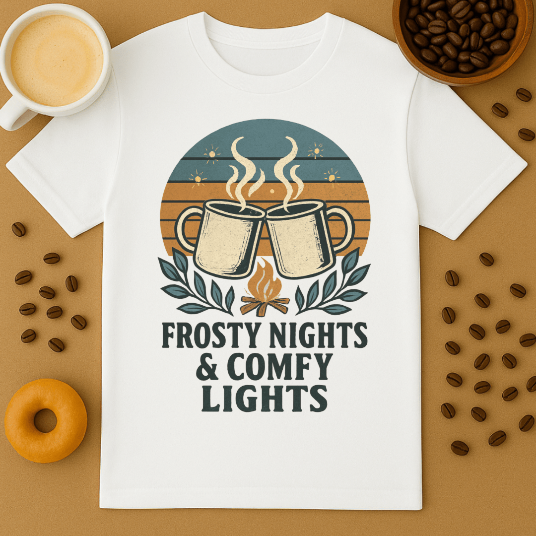 Frosty Nights & Comfy Lights T-shirt