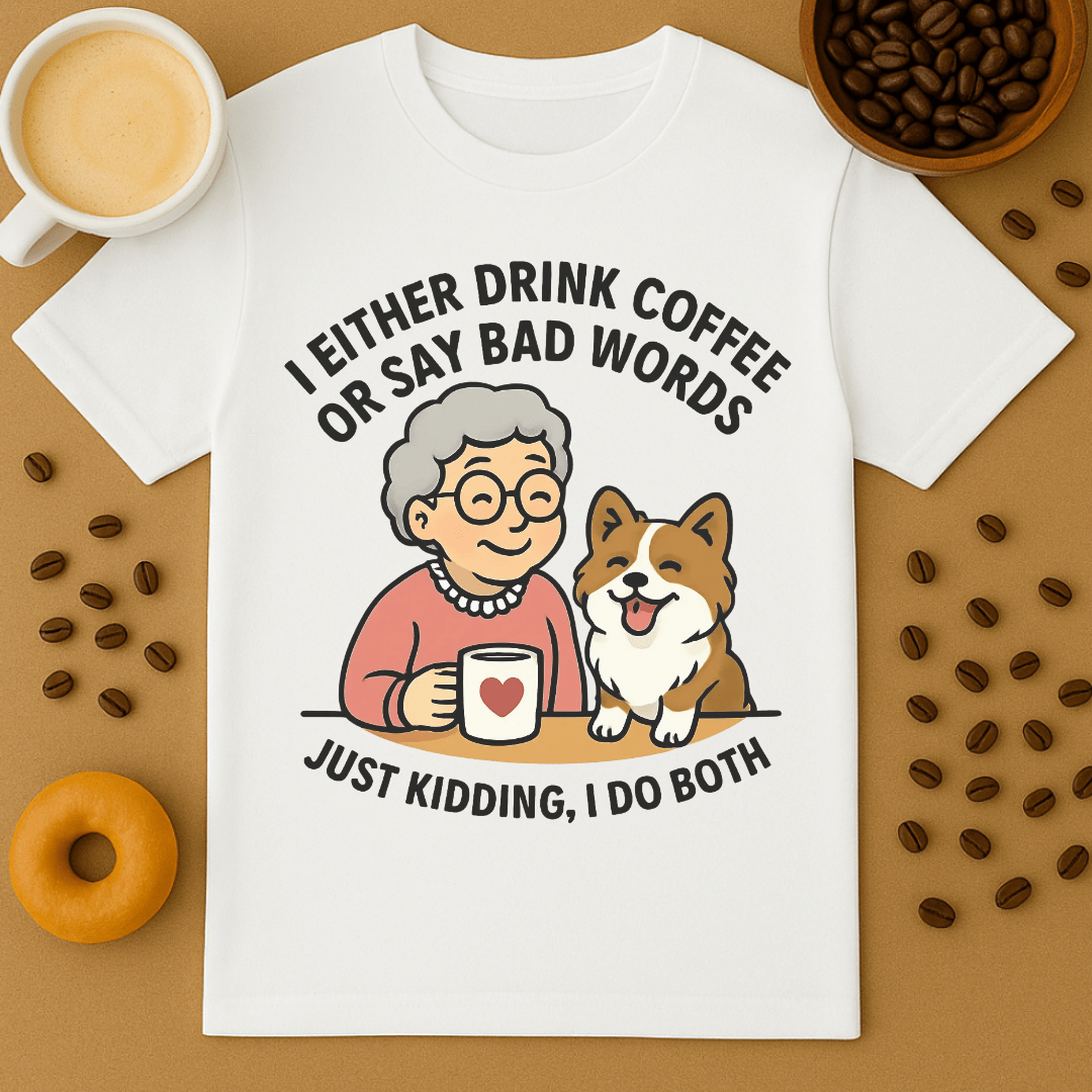 I Drink Coffee Or Say Bad Words - Coffee Shirt