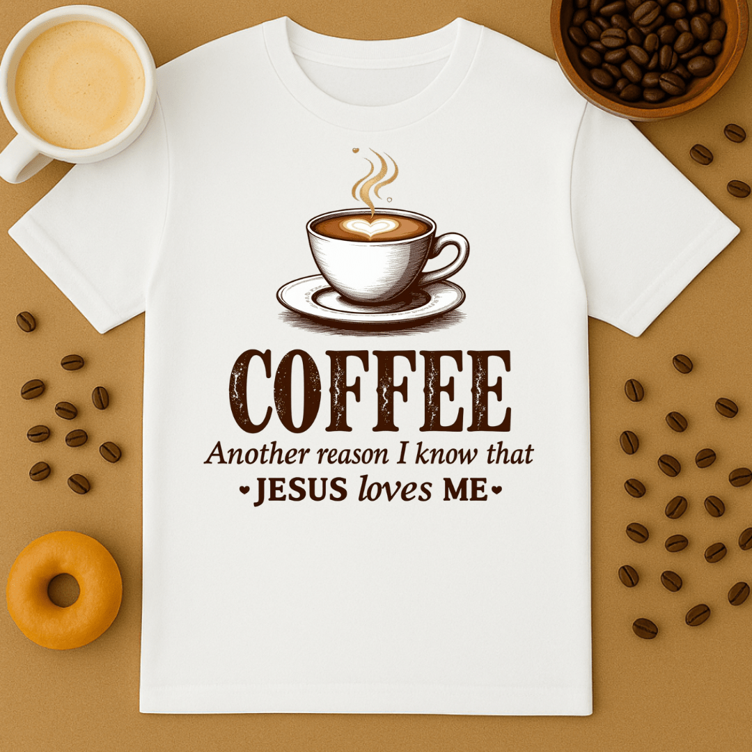 Coffee Another Reason I Know That Jesus Loves Me T Shirt
