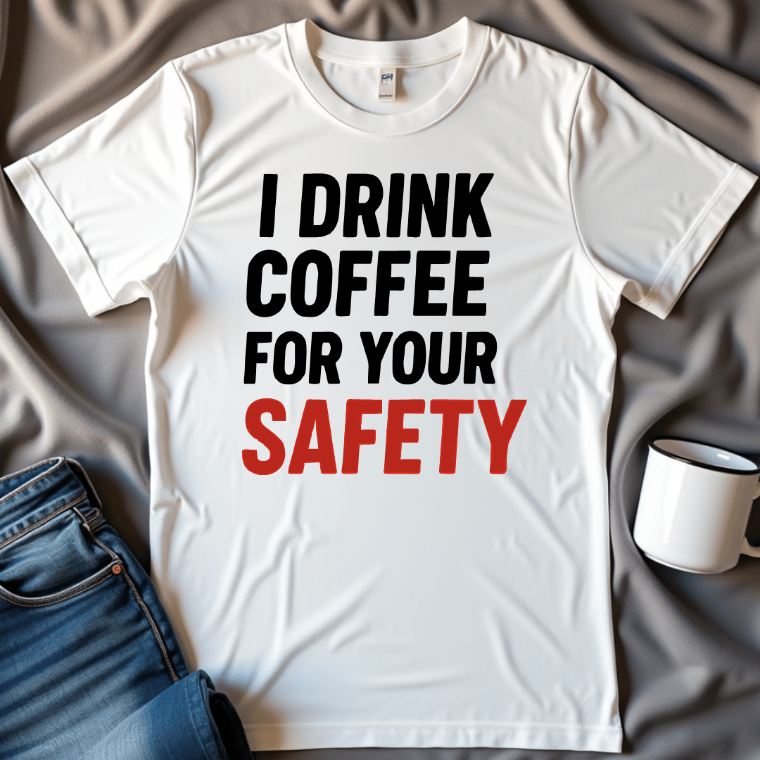 I Drink Coffee For Your Safety Tee