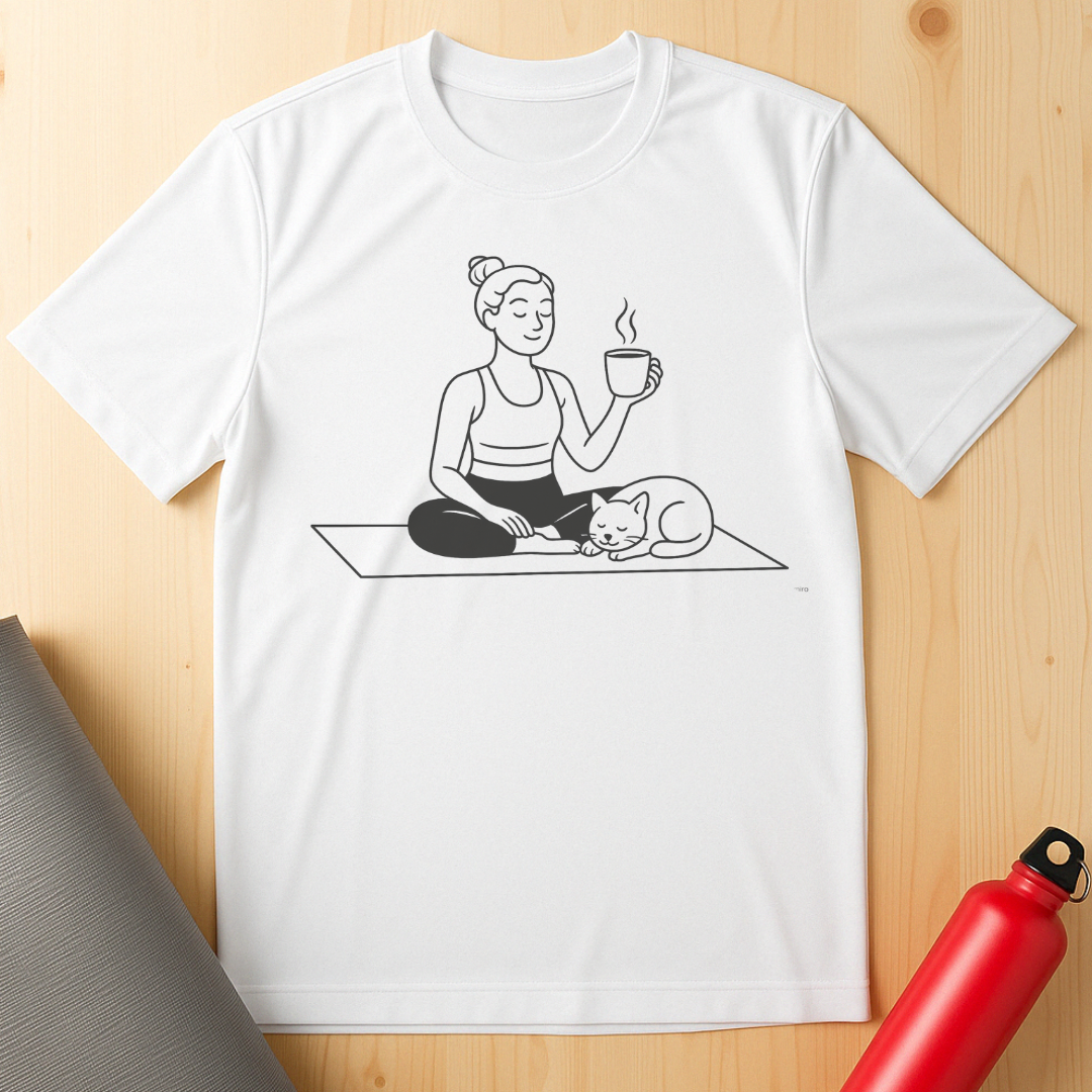 Yoga Pose Cat Tee