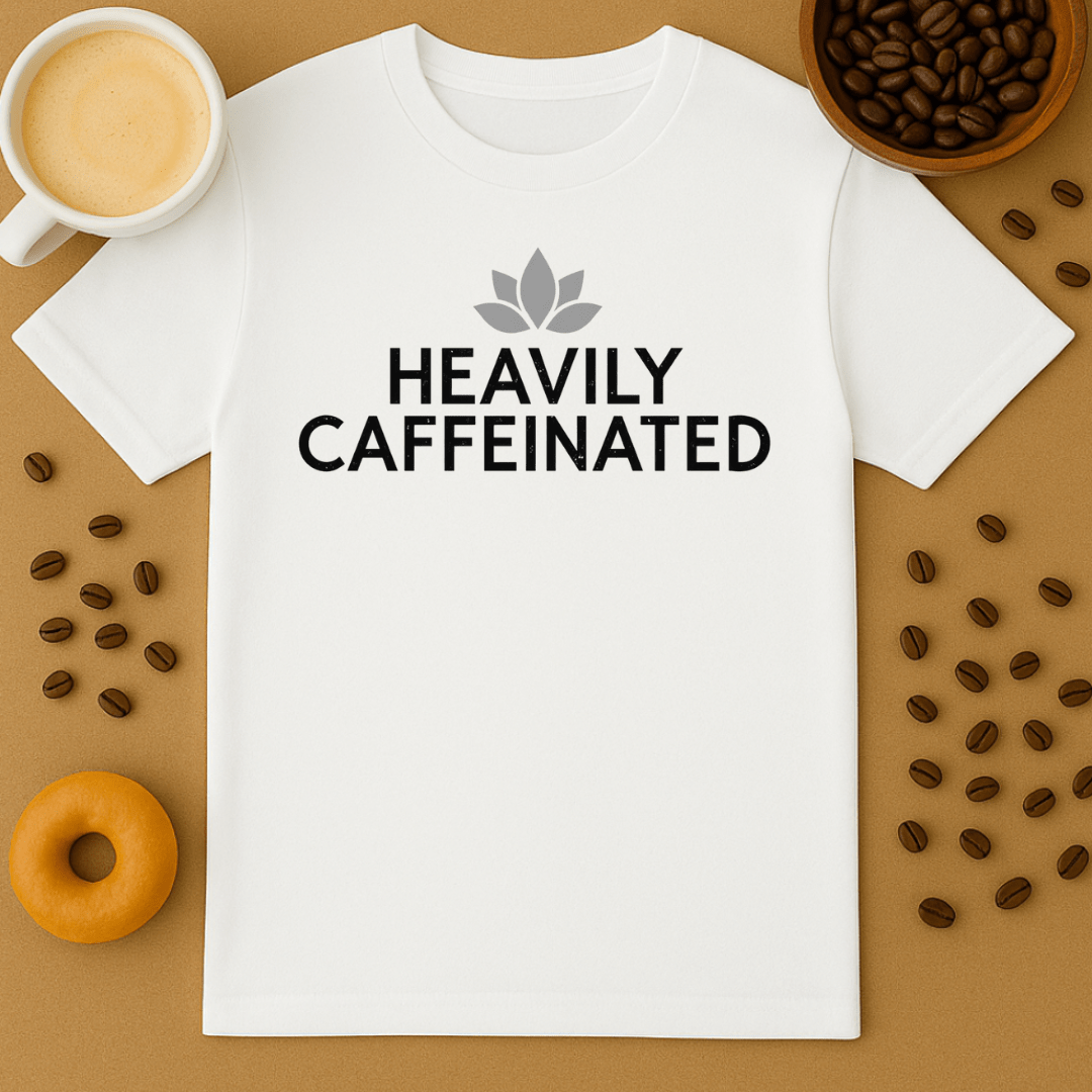 Heavily Caffeinated Yoga Tee