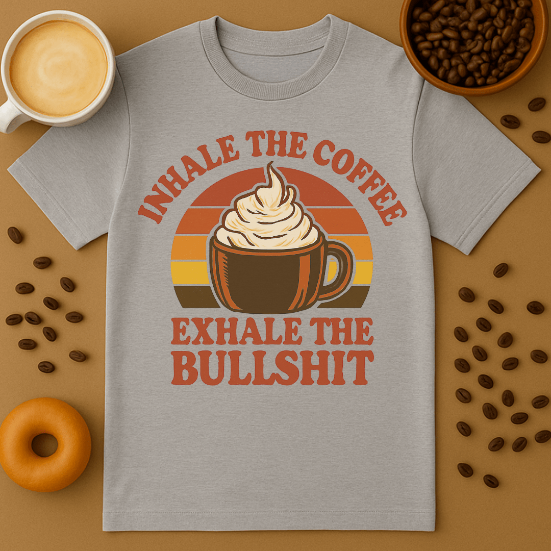 Inhale The Coffee Graphic Tee
