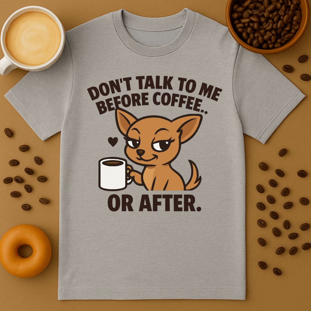 Don't Talk To Me Before Coffee Sassy Tee