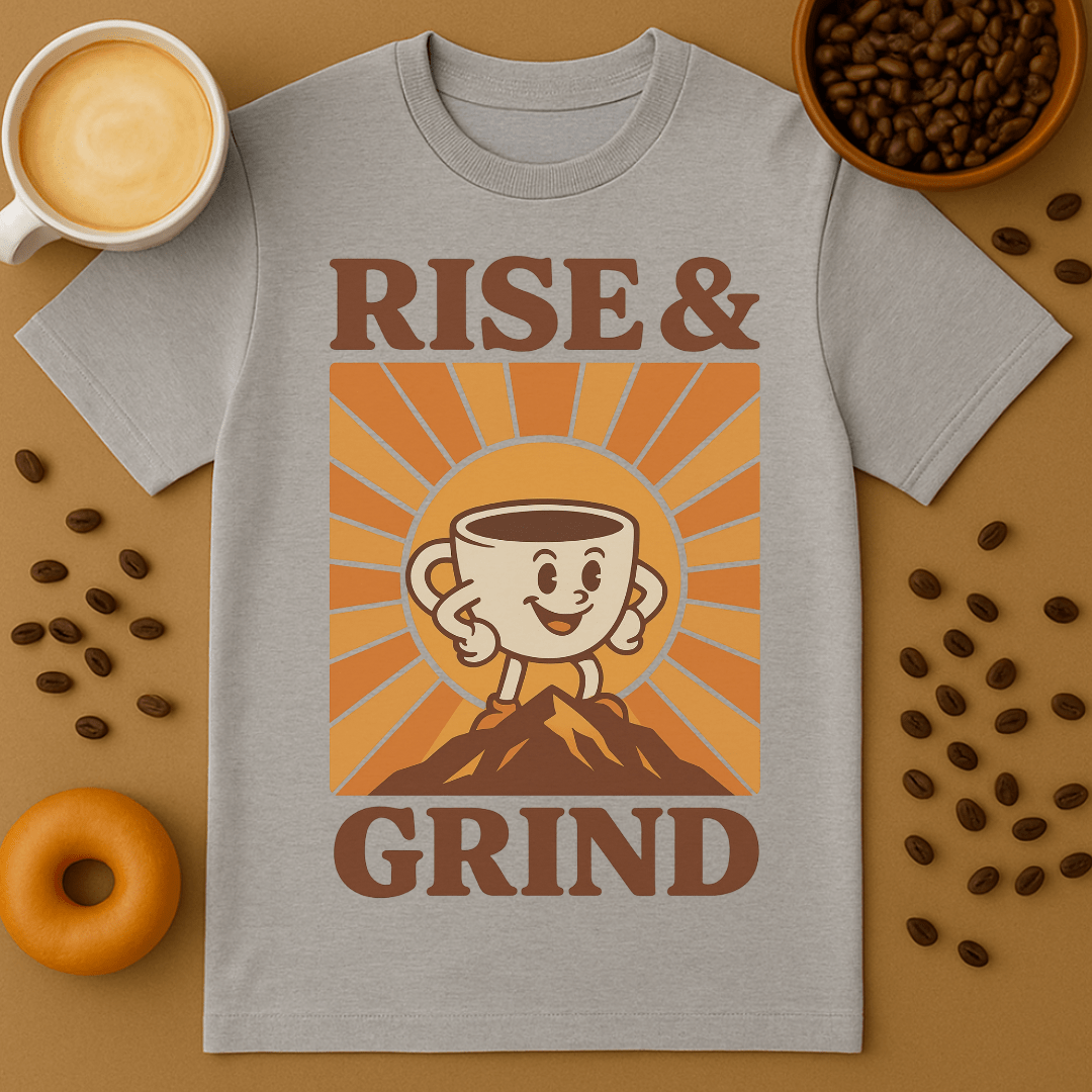 Rise & Grind Mountain Tee