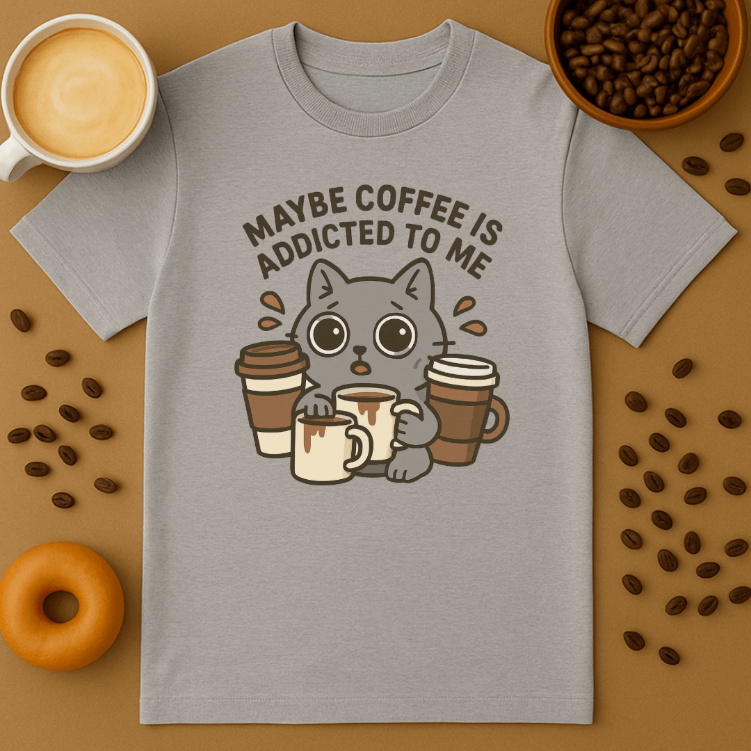 Maybe Coffee Is Addicted To Me Shirt