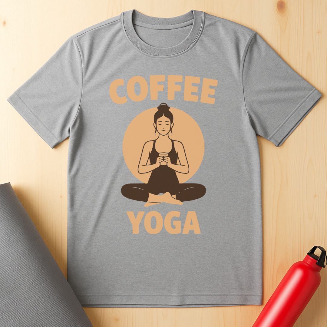 Coffee Yoga Unisex Tee