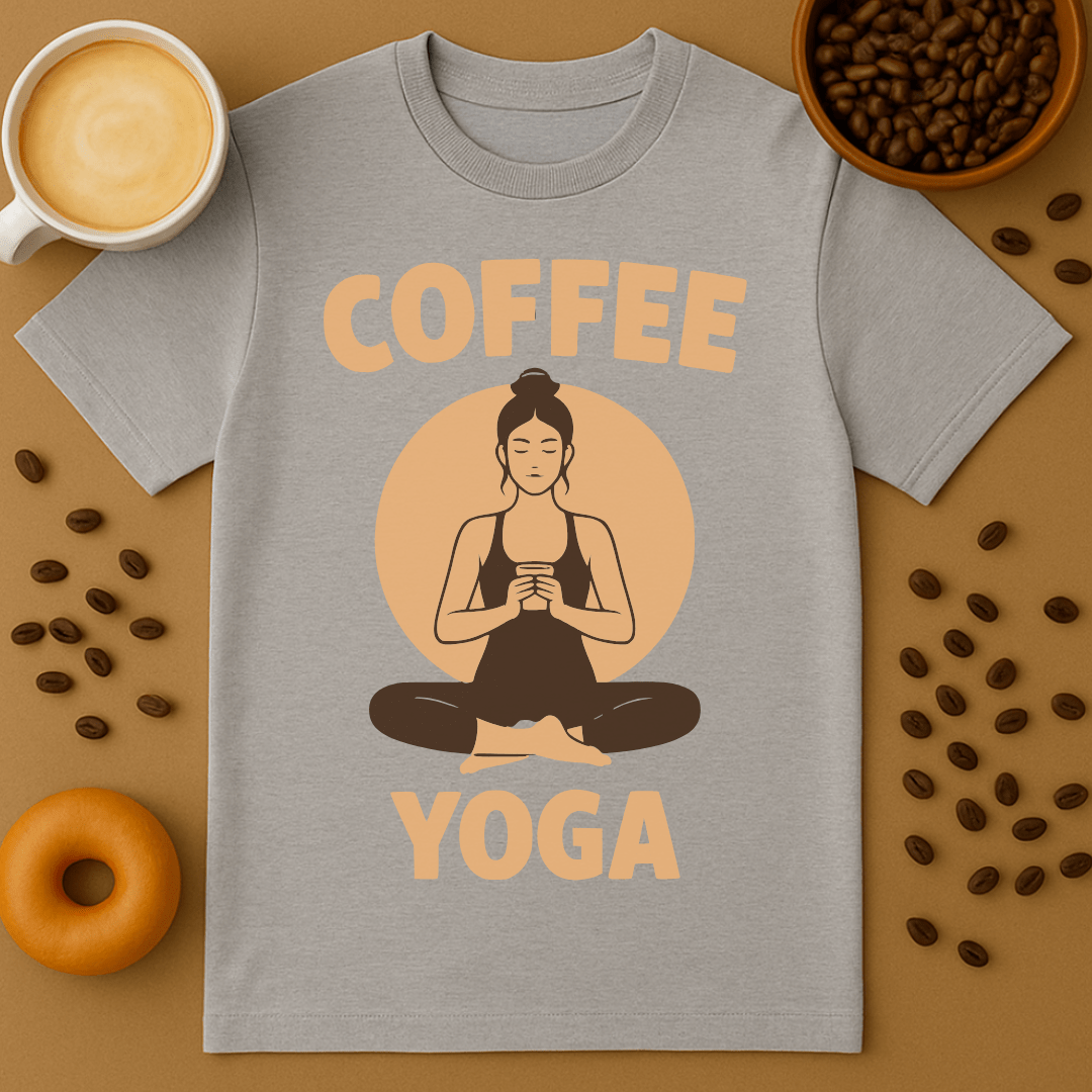 Coffee Yoga Unisex Tee