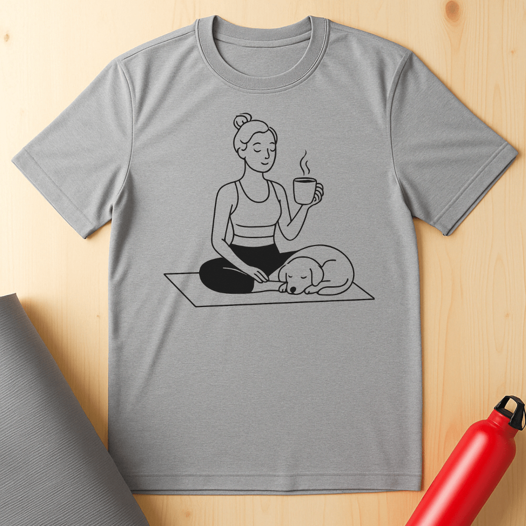 Coffee Yoga Tee