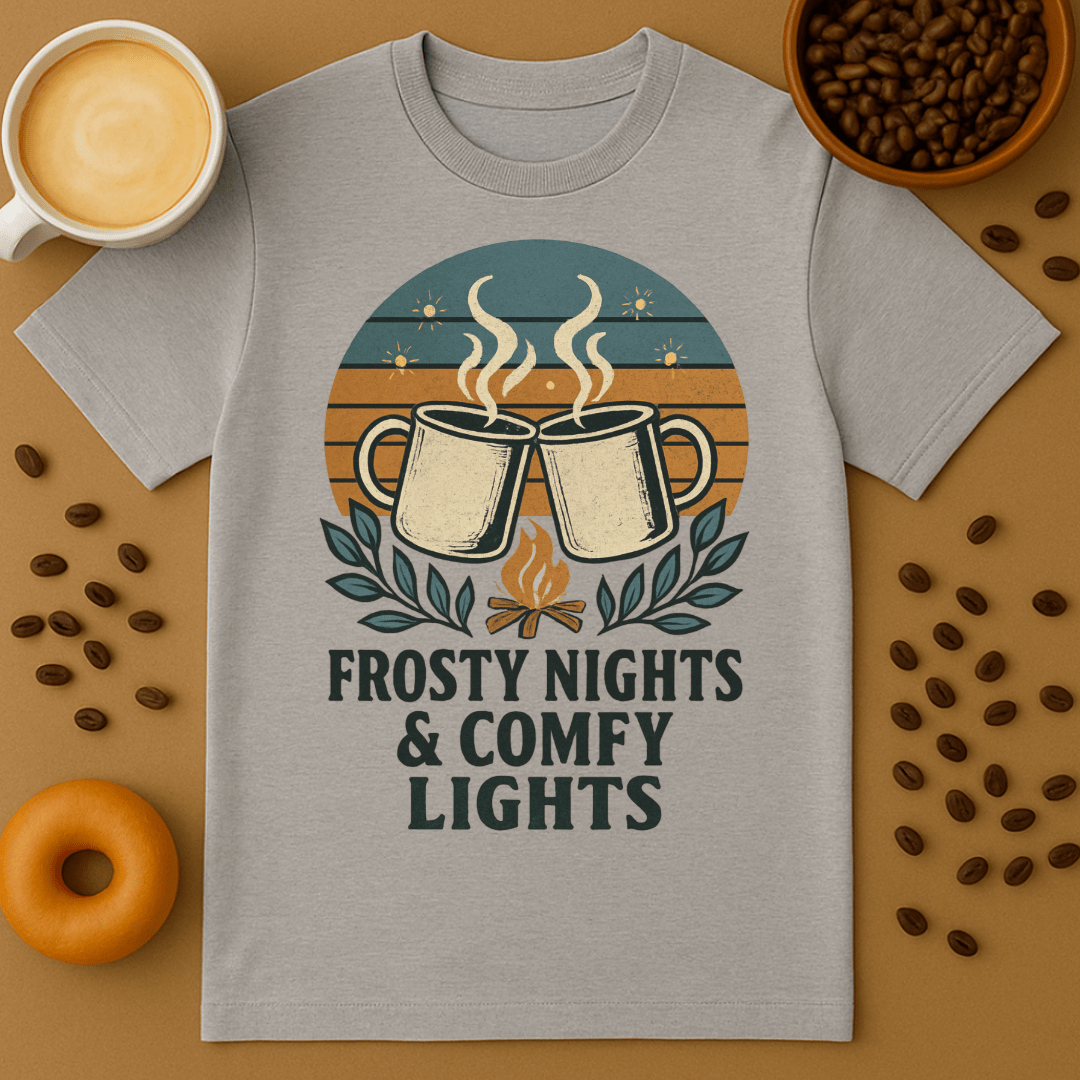 Frosty Nights & Comfy Lights T-shirt