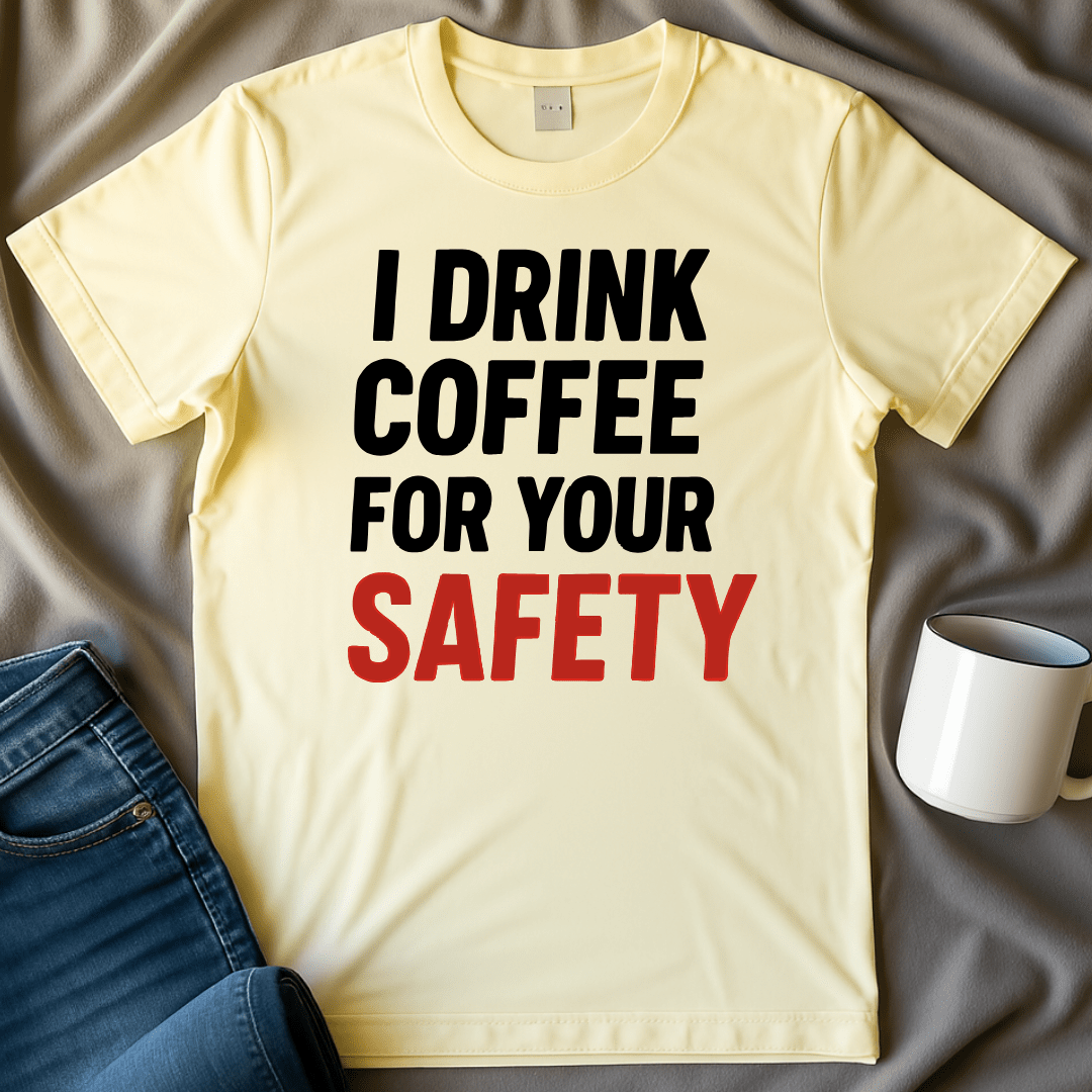 I Drink Coffee For Your Safety Tee