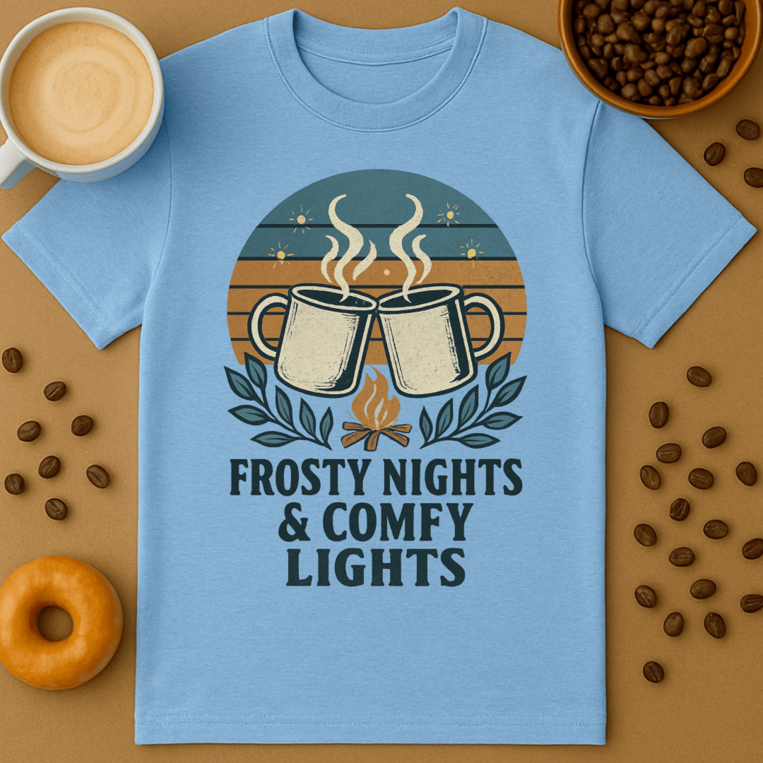 Frosty Nights & Comfy Lights T-shirt