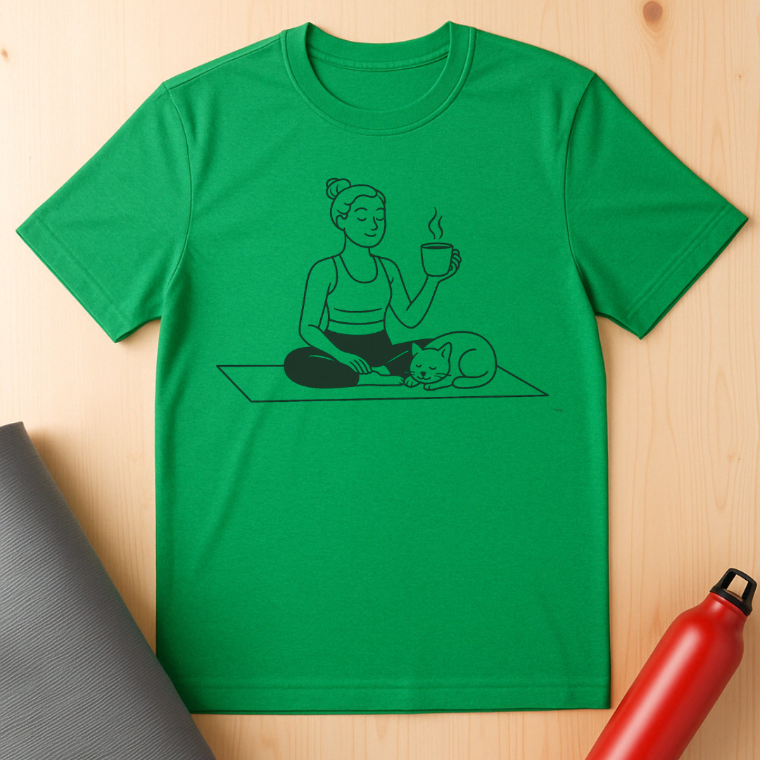 Yoga Pose Cat Tee