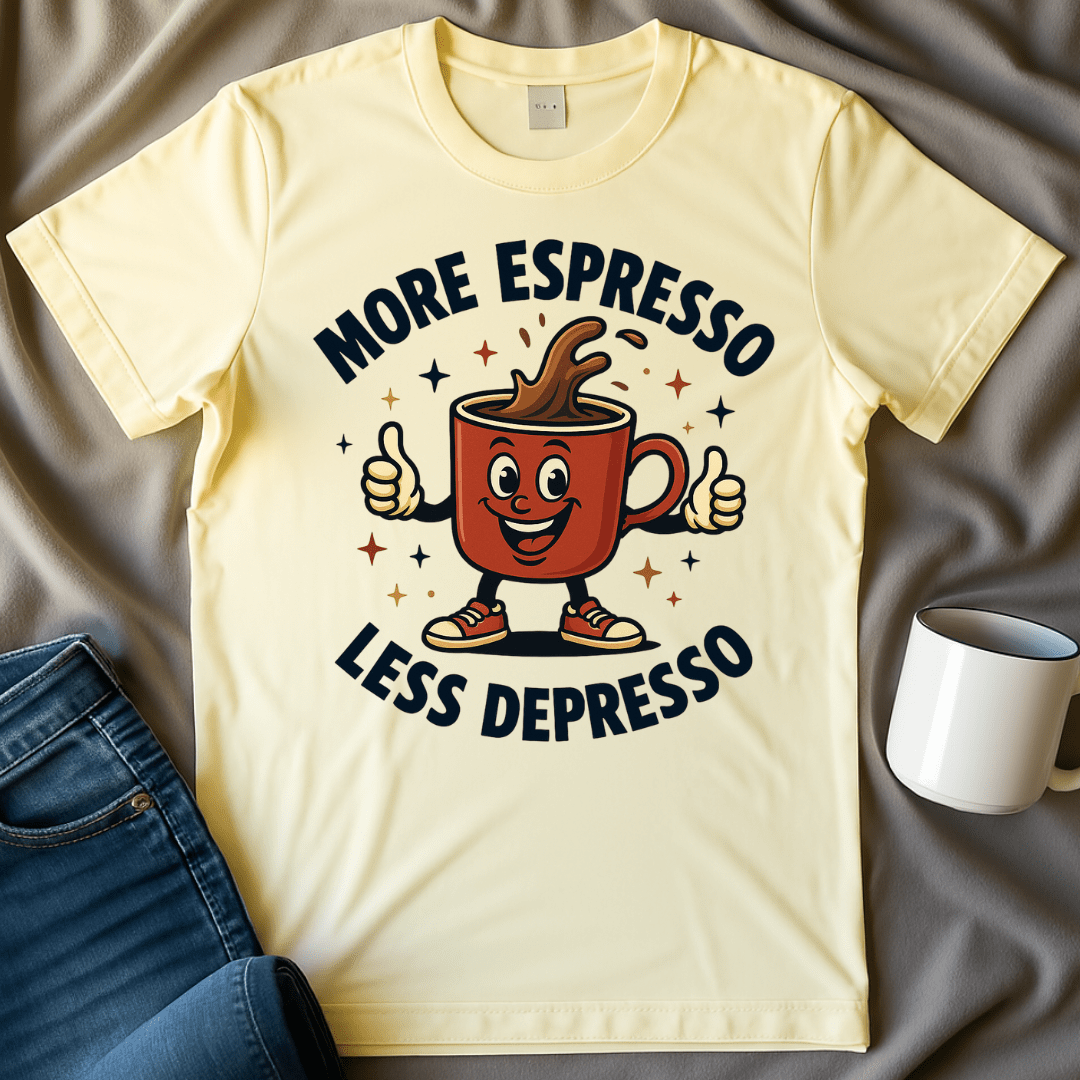 More Espresso Less Depresso Tee