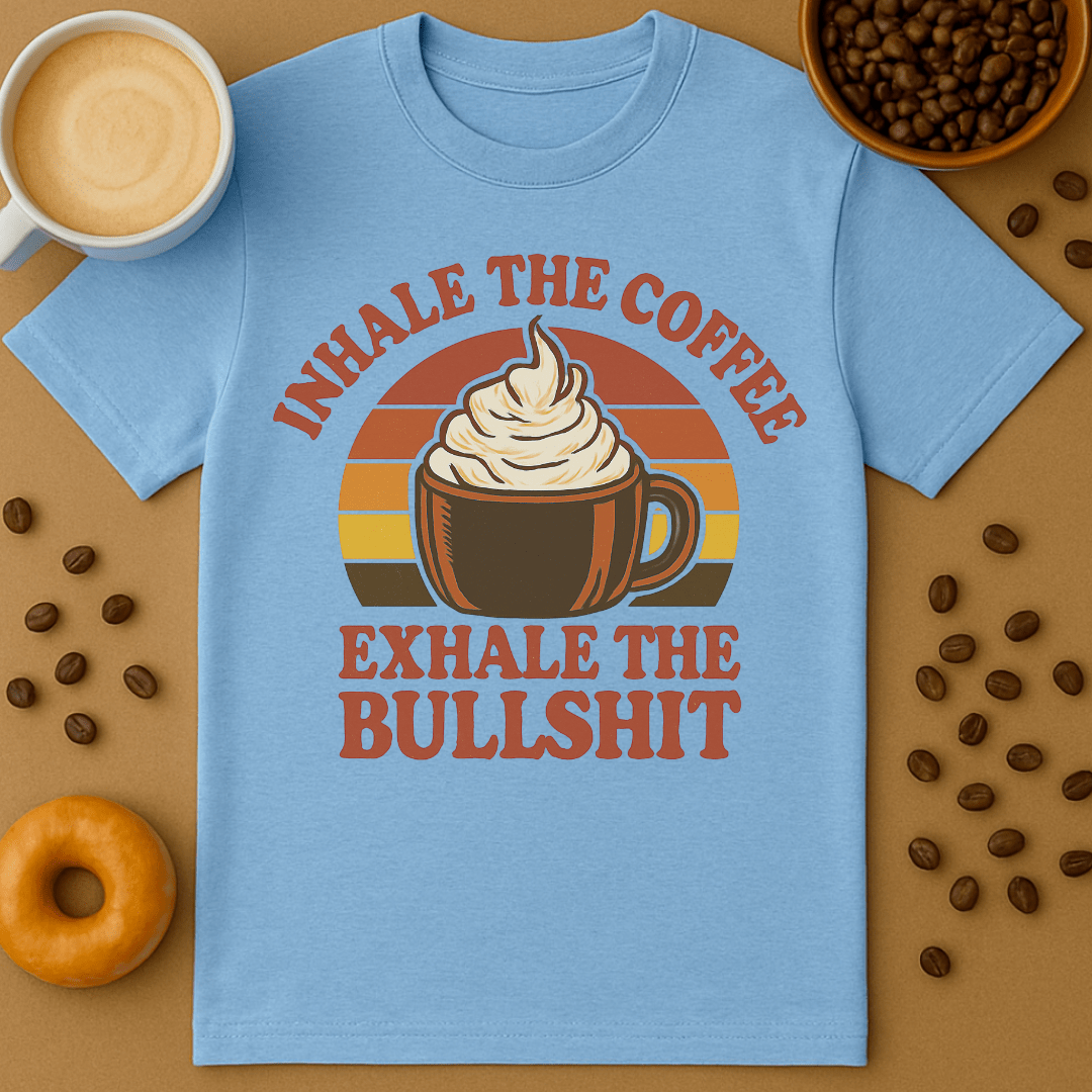 Inhale The Coffee Graphic Tee