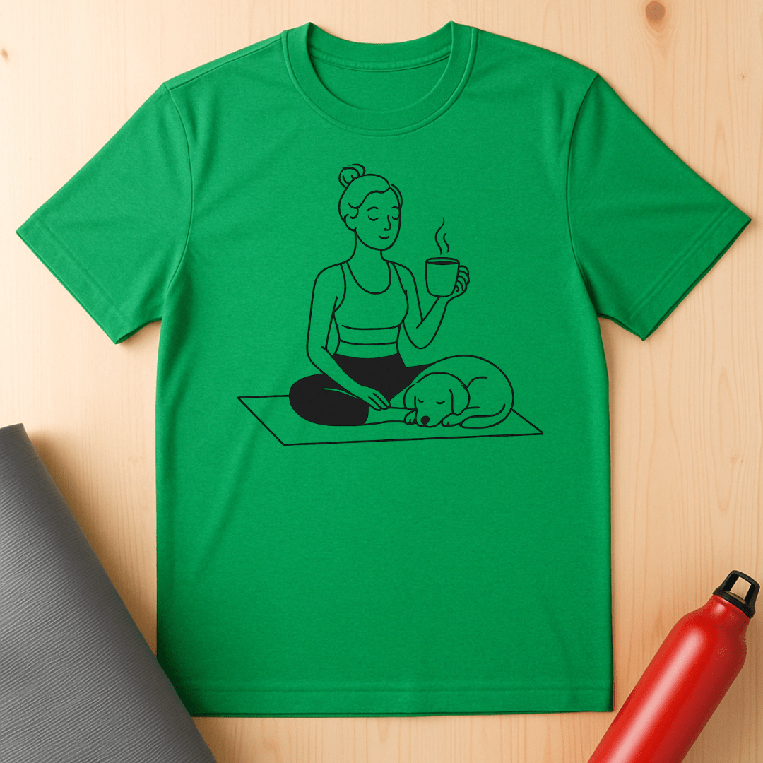 Coffee Yoga Tee