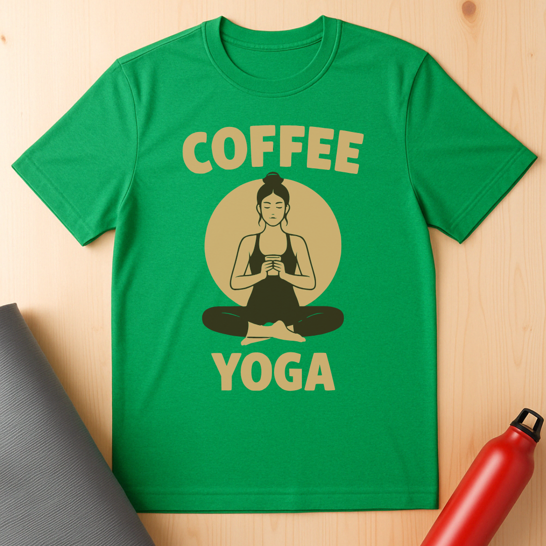 Coffee Yoga Unisex Tee