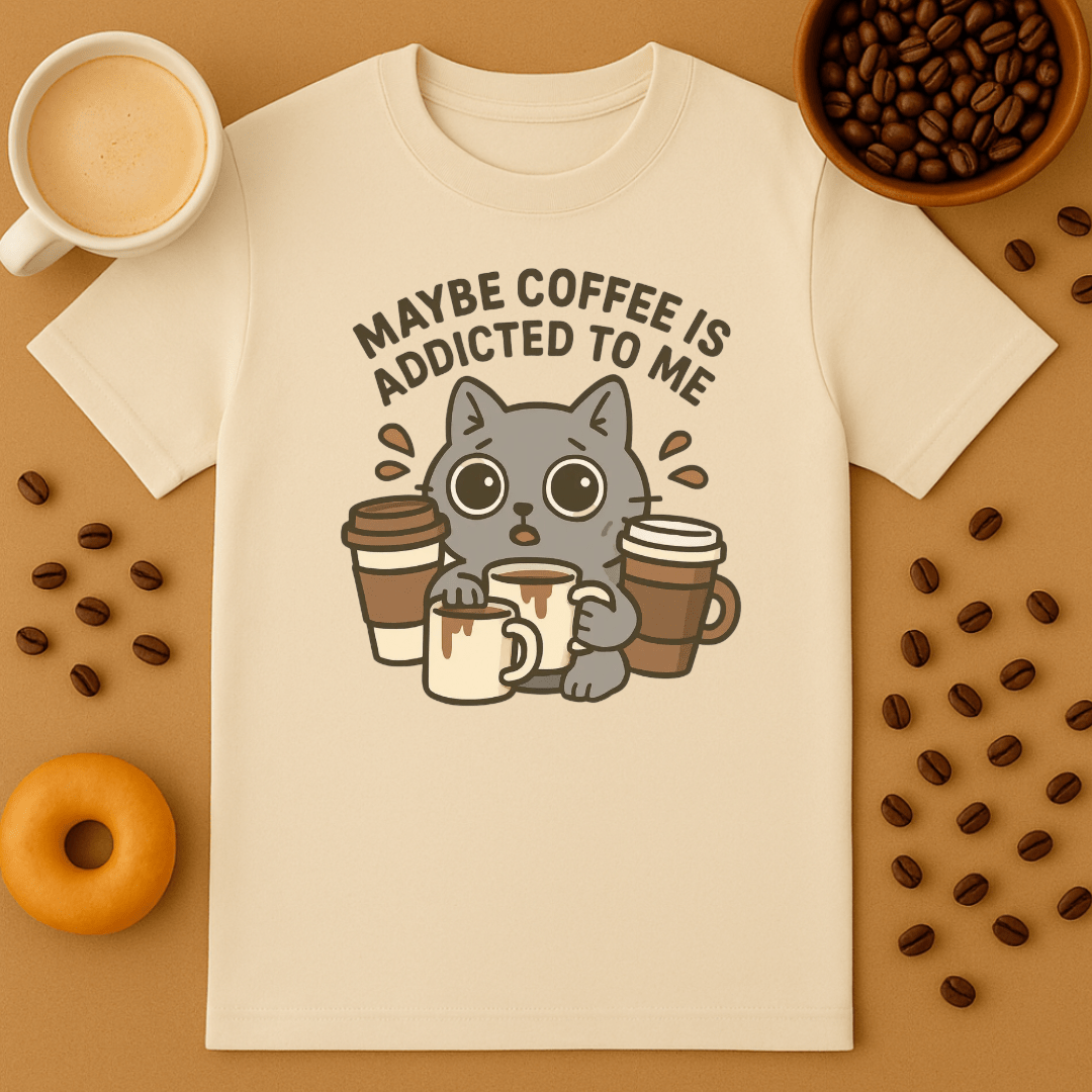 Maybe Coffee Is Addicted To Me Shirt
