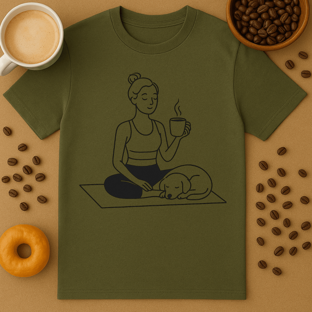 Coffee Yoga Tee