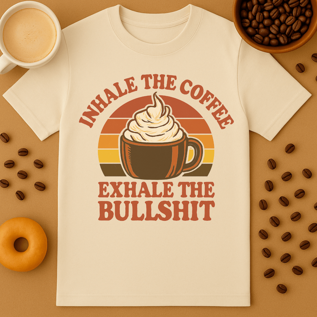 Inhale The Coffee Graphic Tee