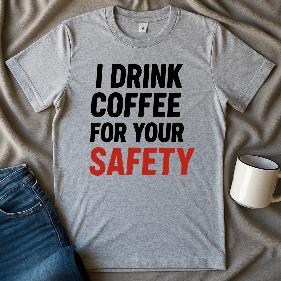 I Drink Coffee For Your Safety Tee