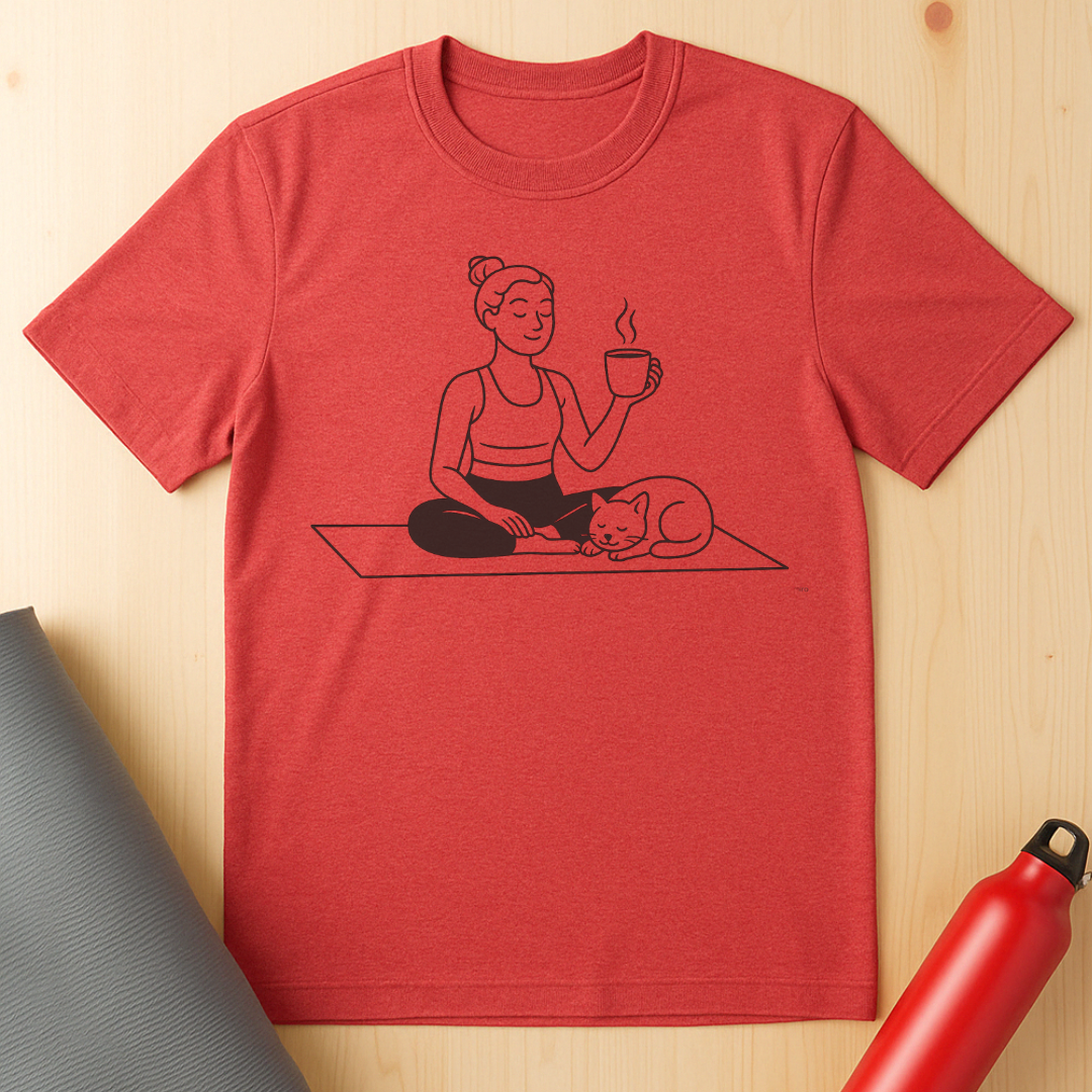 Yoga Pose Cat Tee