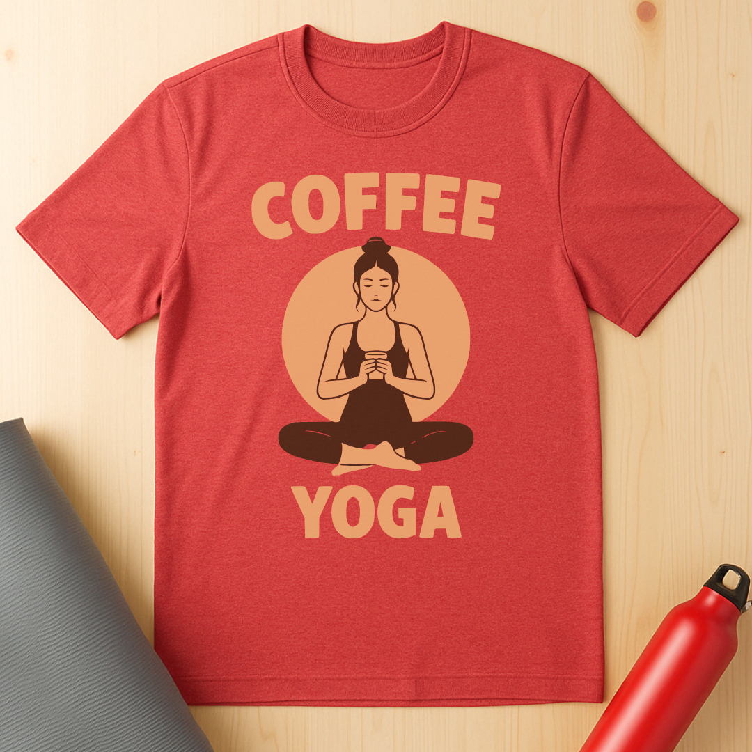 Coffee Yoga Unisex Tee