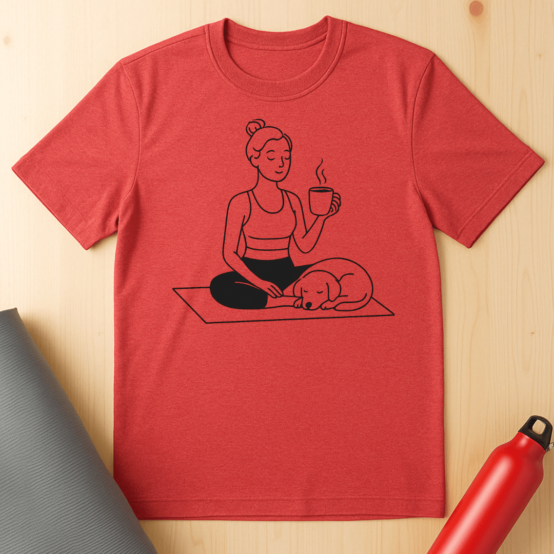 Coffee Yoga Tee