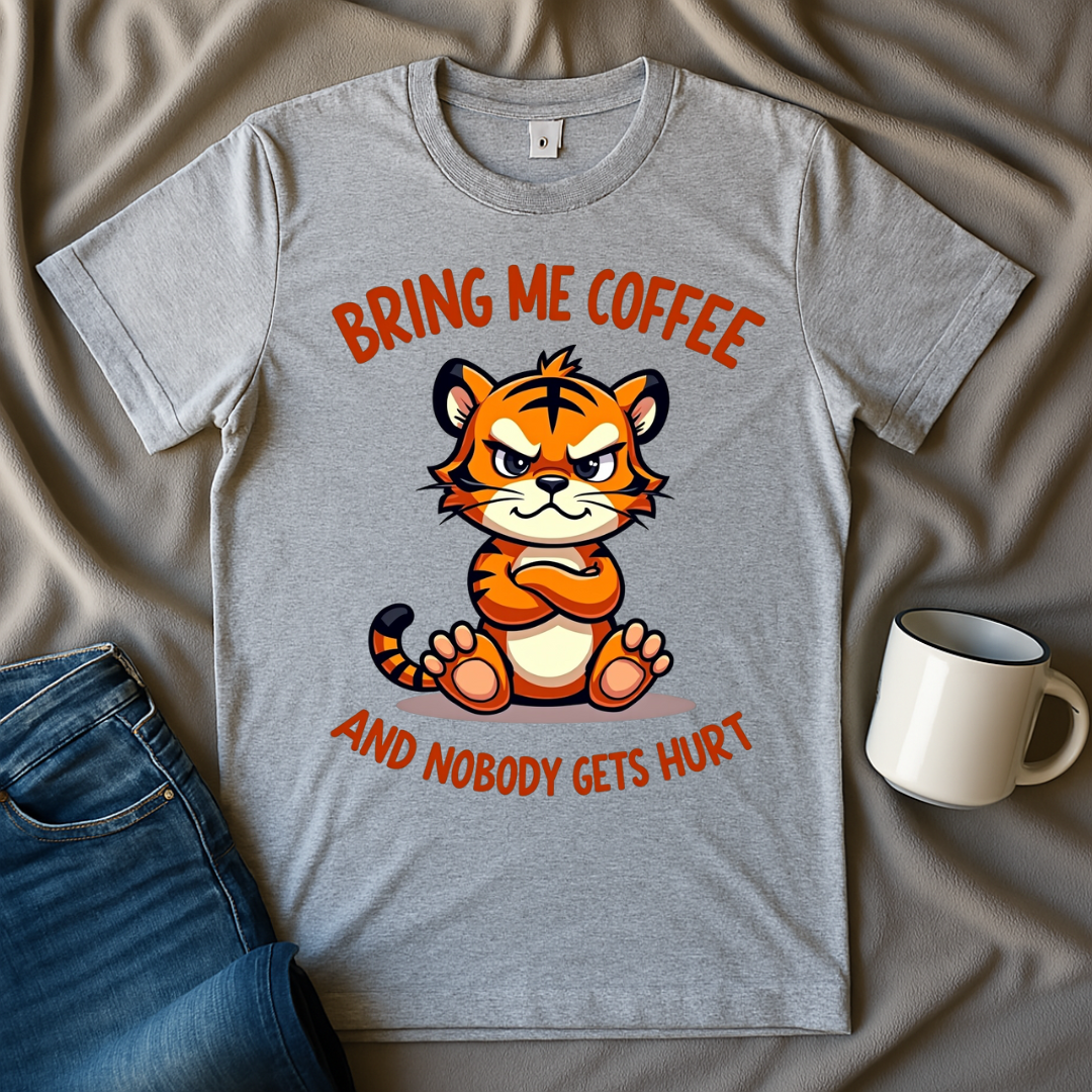 Bring Me Coffee, And Nobody Gets Hurt Tiger T-shirt