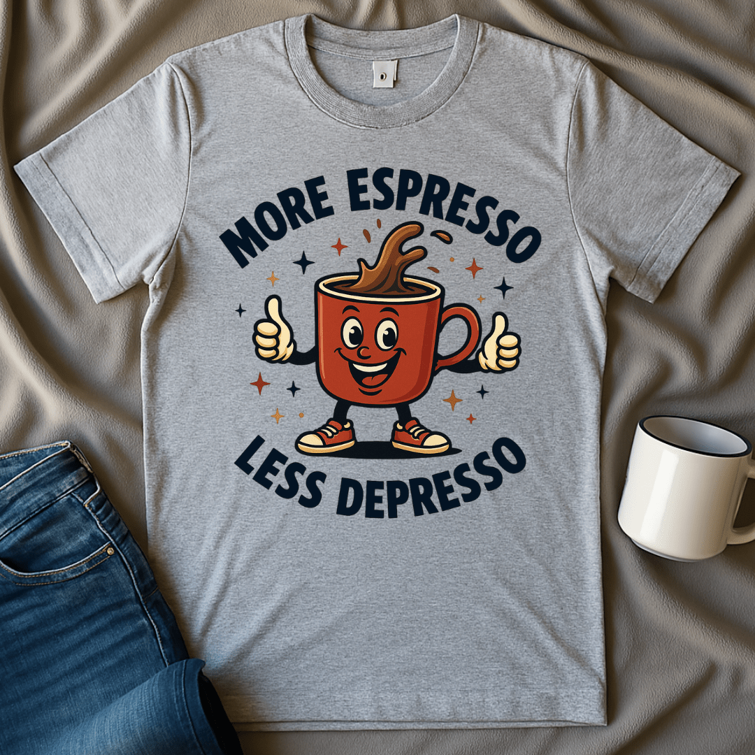 More Espresso Less Depresso Tee