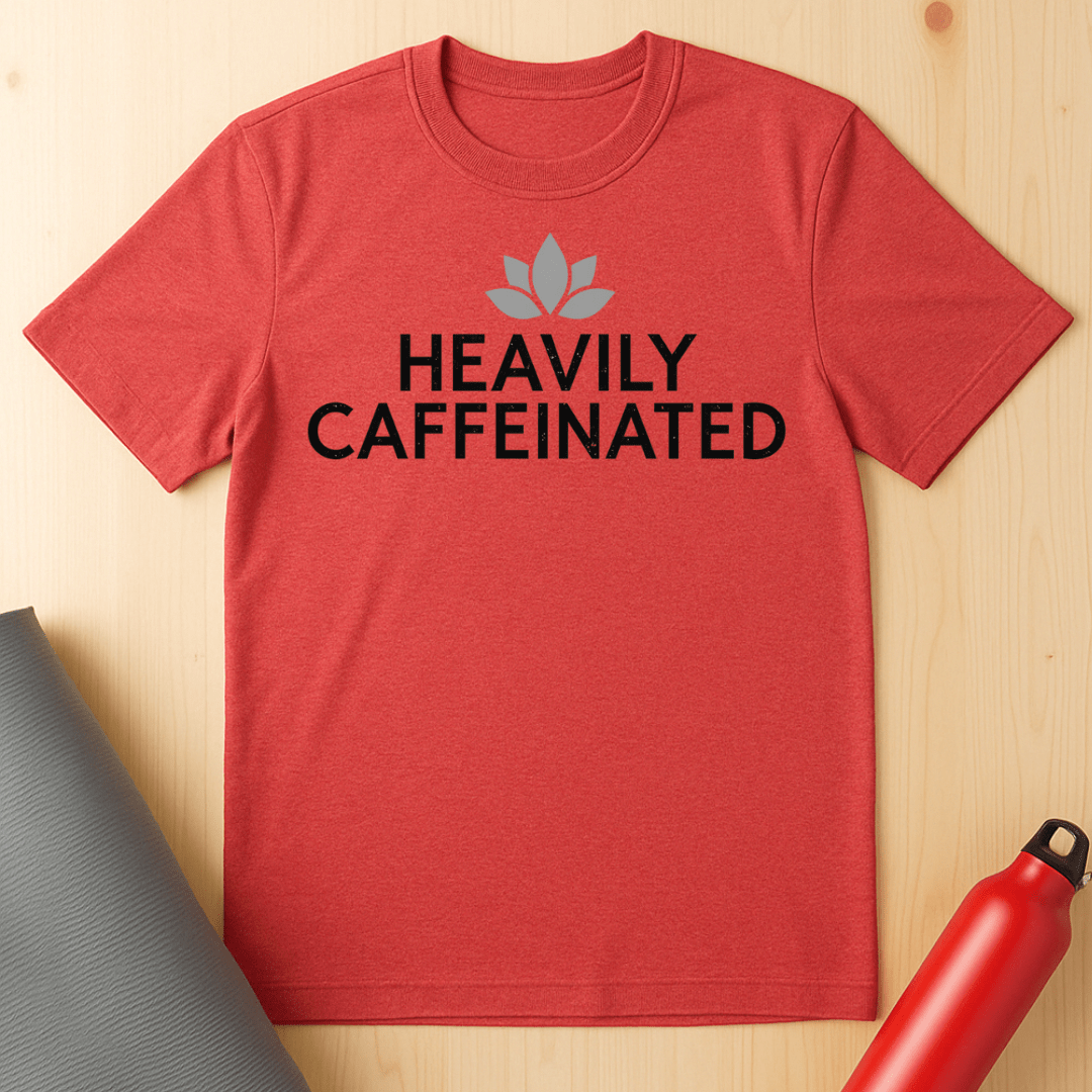 Heavily Caffeinated Yoga Tee
