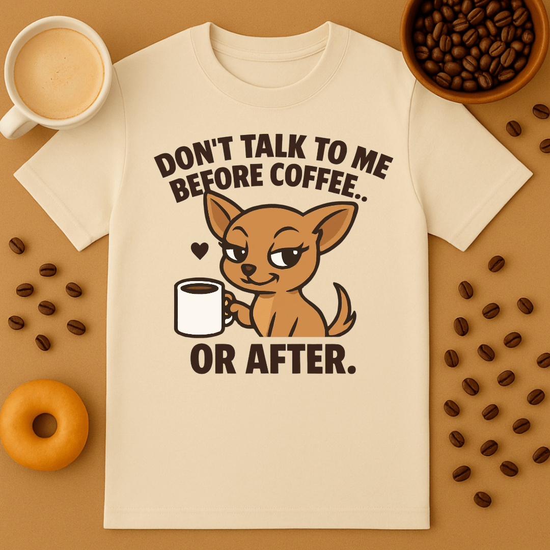 Don't Talk To Me Before Coffee Sassy Tee