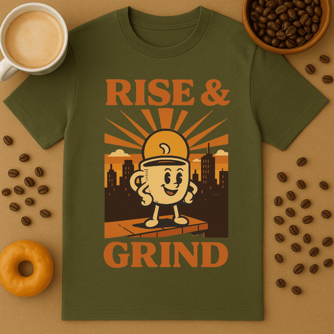 Rise & Grind Skyline Tee