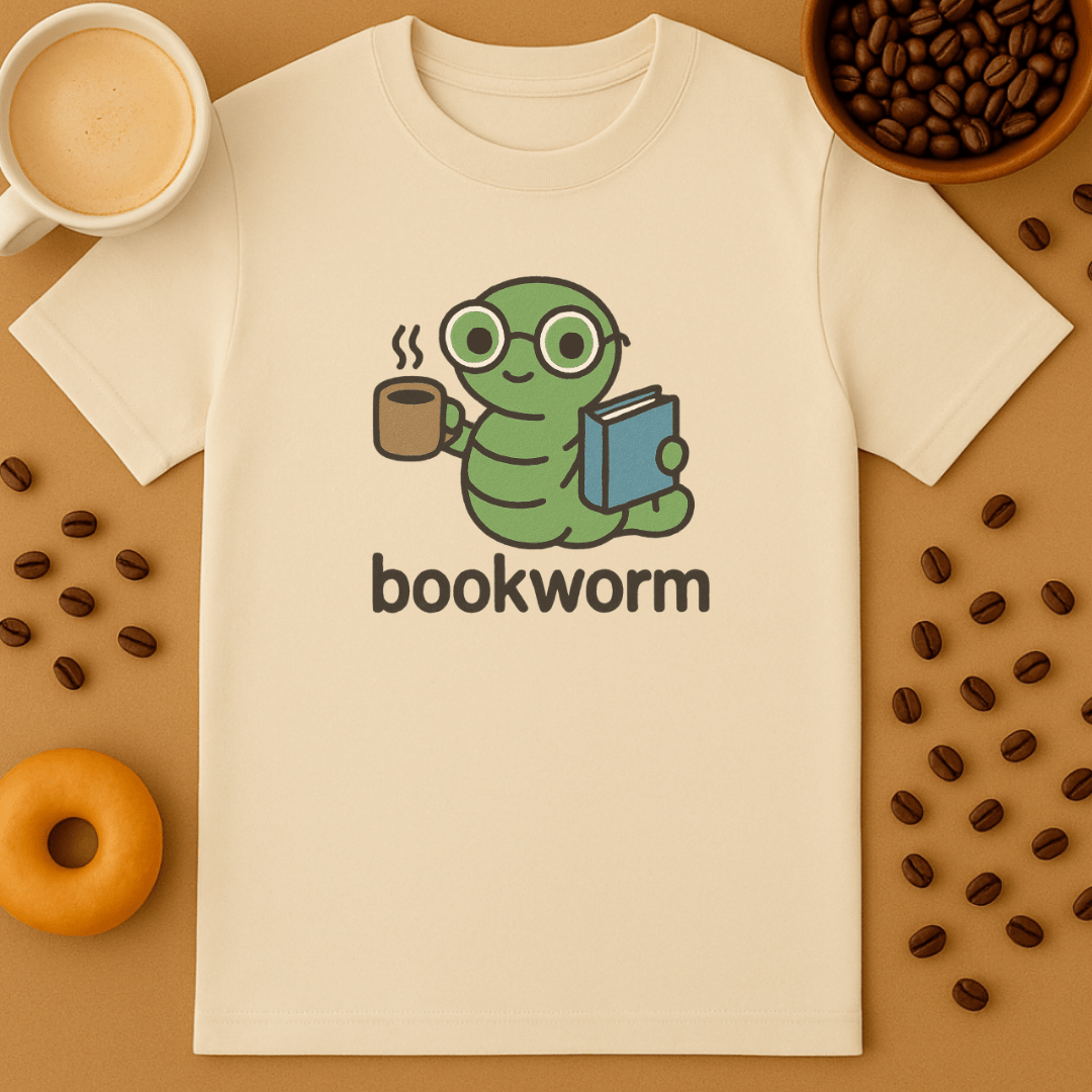 Bookworm Coffee Tee