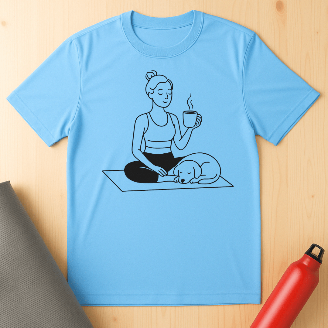 Coffee Yoga Tee