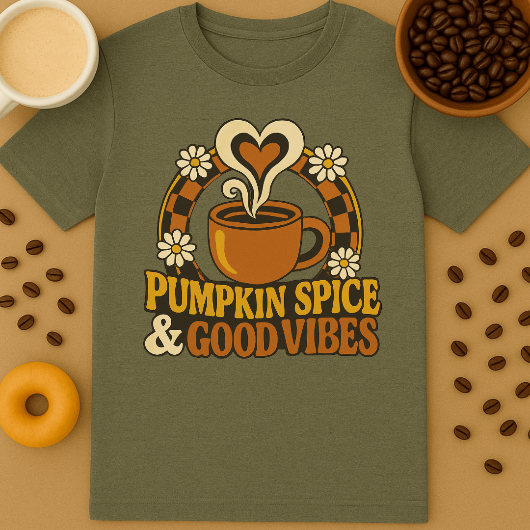 Pumpkin Spice & Good Vibes Shirt