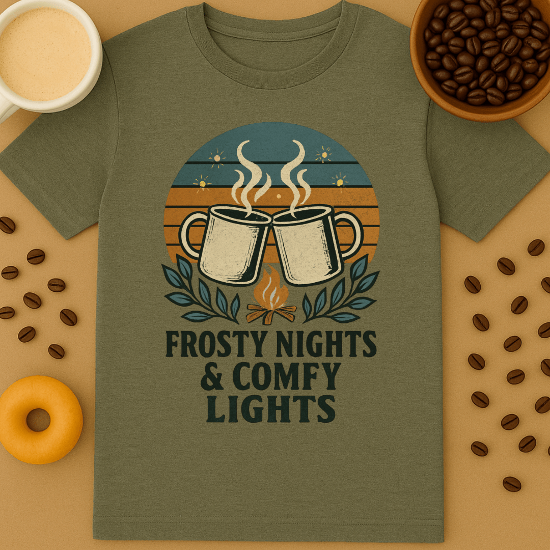 Frosty Nights & Comfy Lights T-shirt