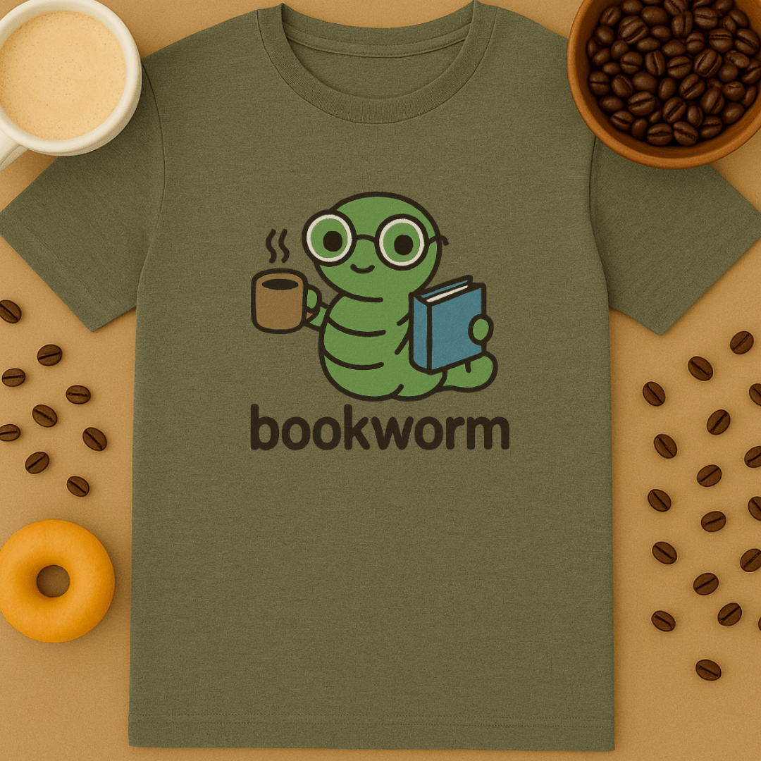 Bookworm Coffee Tee