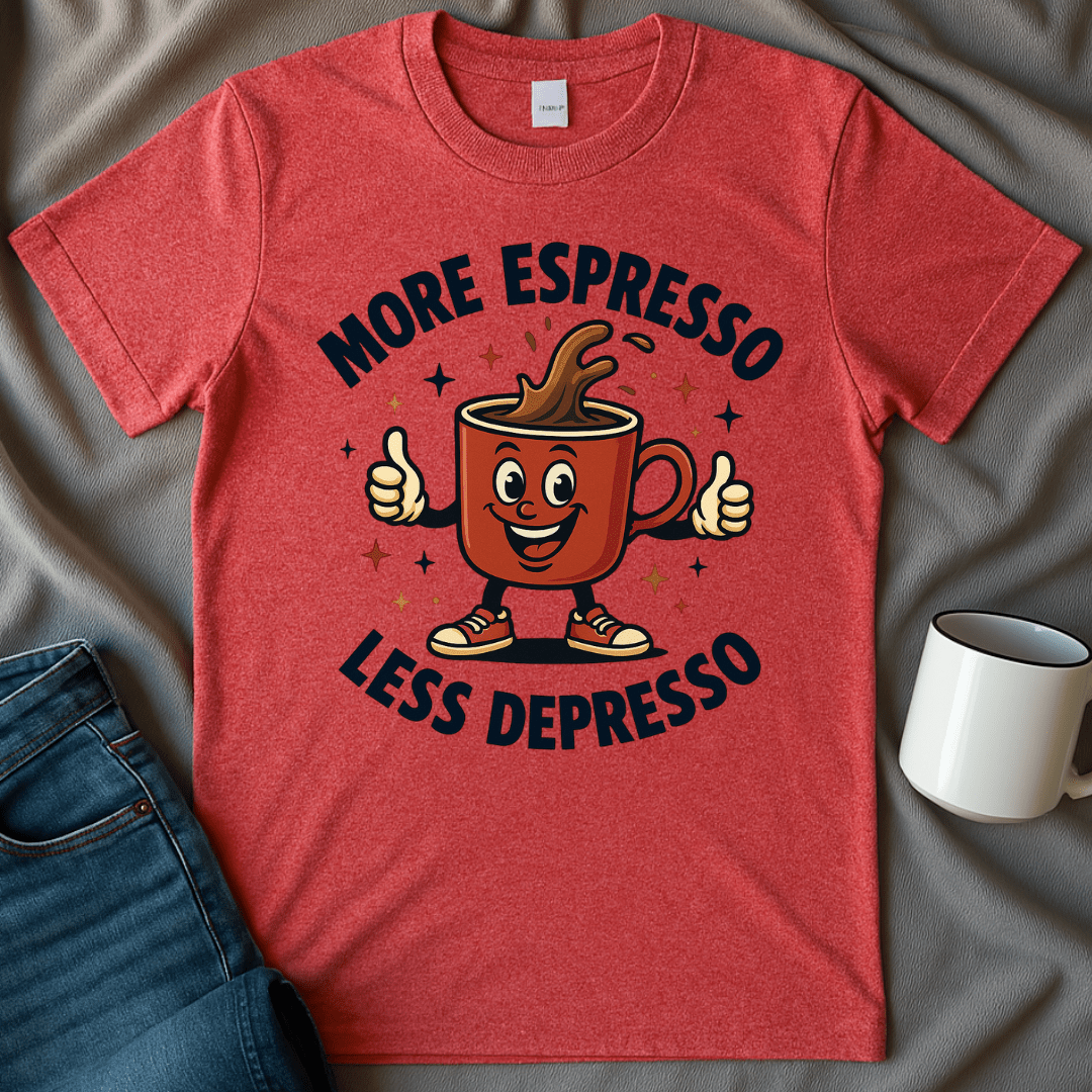 More Espresso Less Depresso Tee