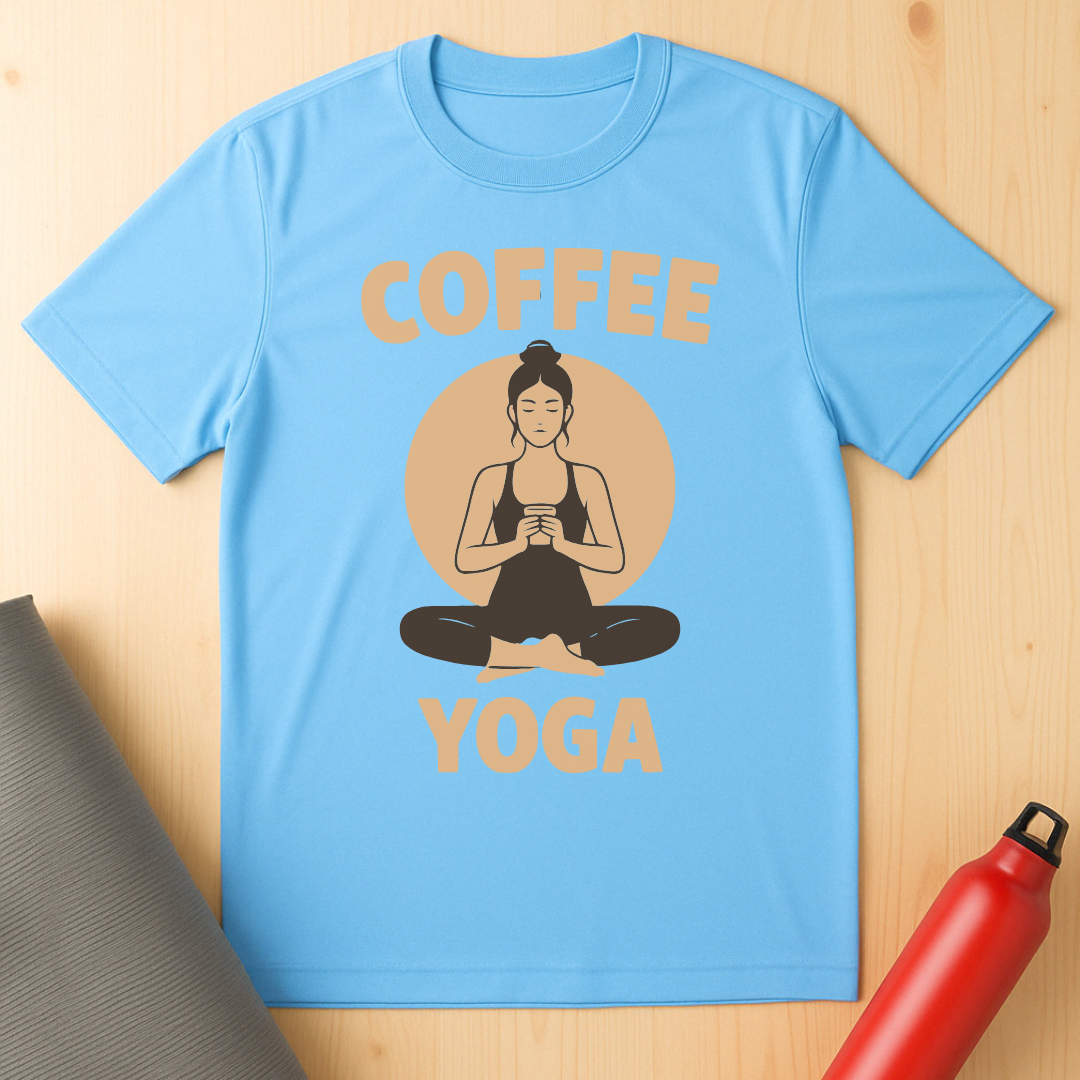 Coffee Yoga Unisex Tee