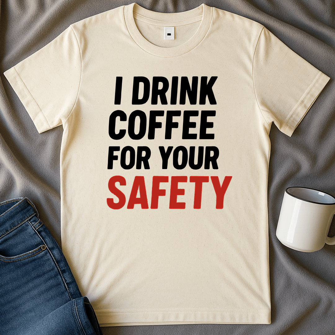 I Drink Coffee For Your Safety Tee