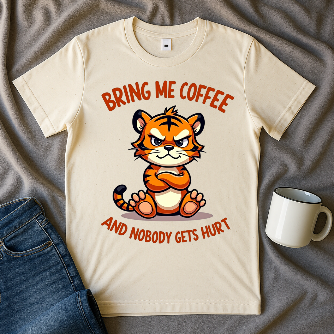 Bring Me Coffee, And Nobody Gets Hurt Tiger T-shirt