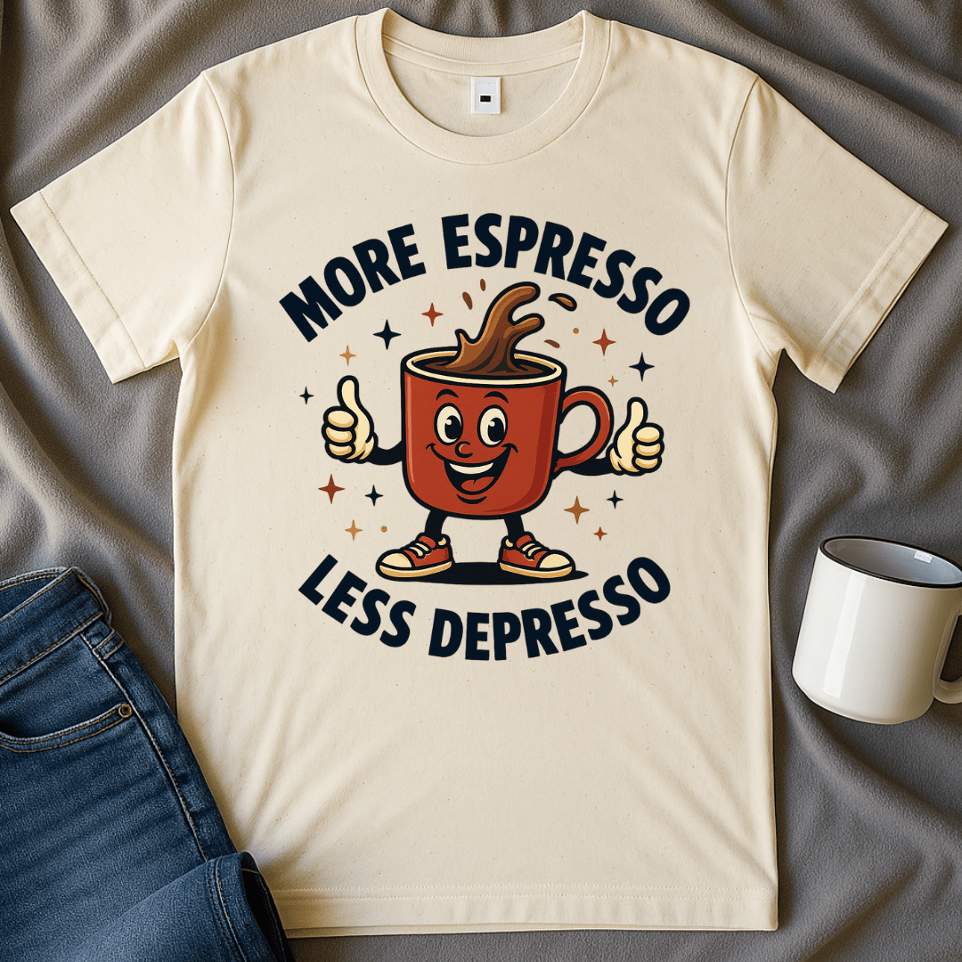 More Espresso Less Depresso Tee